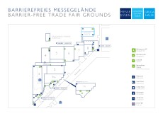 Übersicht barrierefreies Messegelände