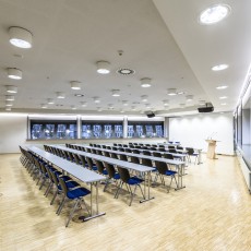 Saal Mailand schräger Blick